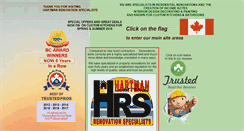 Desktop Screenshot of hartmansconstruction.com